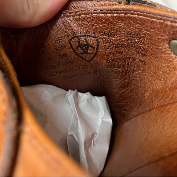 Ariat Leather Santa Cruz Slingback Mules size 8B Women’s - Picture 9 of 9